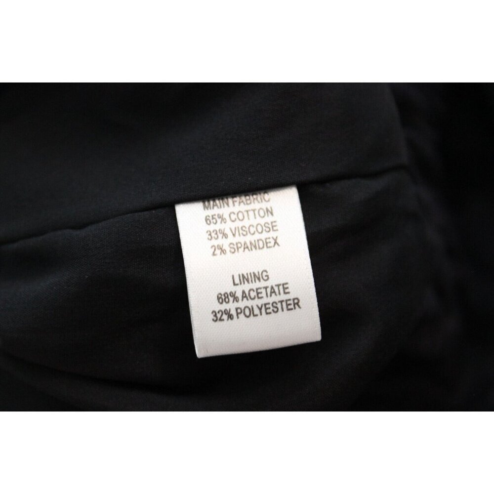 St. John Jacket Size Medium Textured Puff Sleeve Black Career Business Luxury - Picture 13 of 14